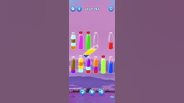 Water sort puz level 163 #androidgameplay #watersortpuzzle #shorts