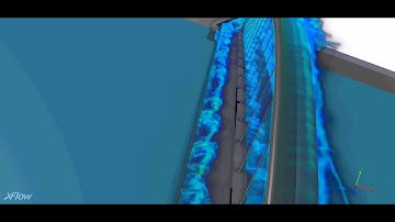 SIMULIA XFlow - Bridge Wind Load Simulation