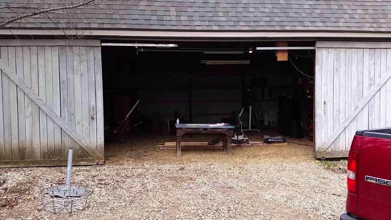 sliding barn door opener - youtube