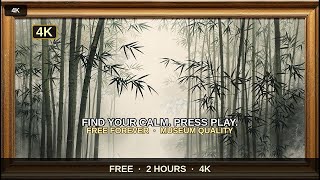 Japanese Bamboo Art 🌸 Free 2 Hour Samsung Frame TV Screensaver 4K 2026