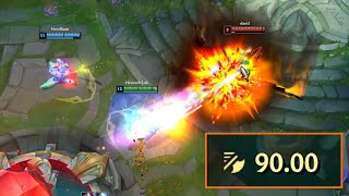 90.00 Attack Speed Jinx vs. Yasuo W!