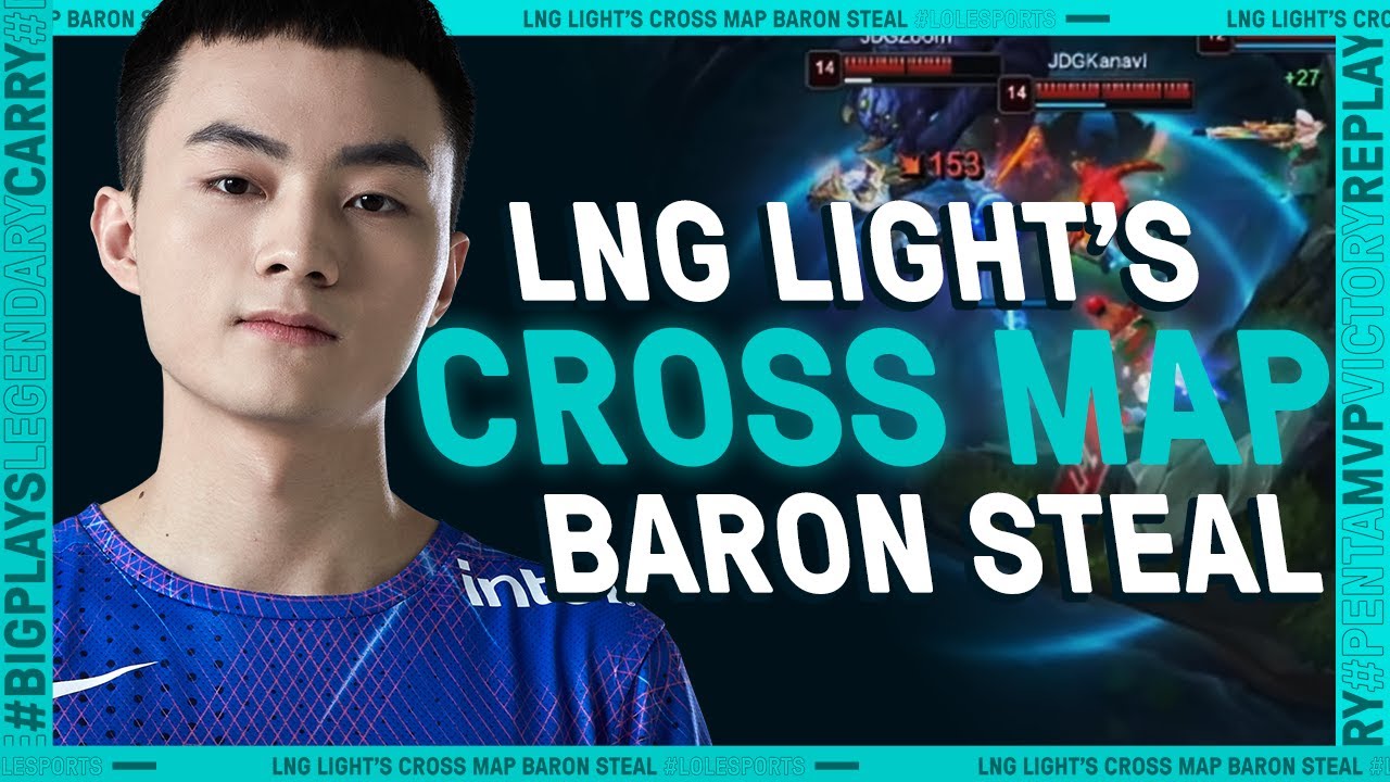 LNG Light’s Cross Map Baron Steal | League Mixtape