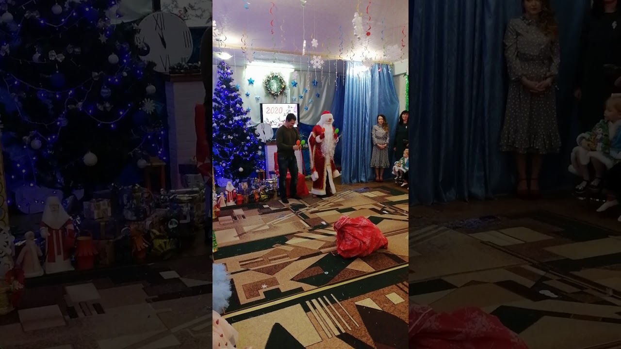 Новопокровский ДНЗ ПРОДОЛЖЕНИЕ Дед Мороз и папа