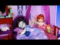 Barbie Frozen Family Evening Routine With Elsa & Anna Toddlers - Playdate