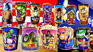 Coleccionables Dragon Ball Super Hero Vasos Cubetas/Cinepolis/Cinemex/Goku/Gohan/Piccolo/Vegeta