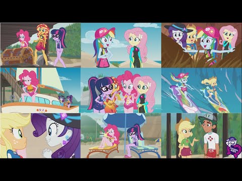 Equestria Girls All Beach Shorts Compilation