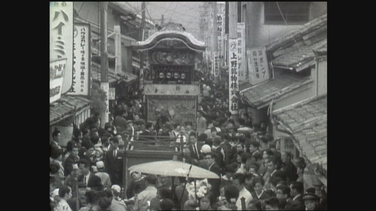 【懐かし映像】上野天神祭　三重県伊賀市【放送日1967年10月29日】