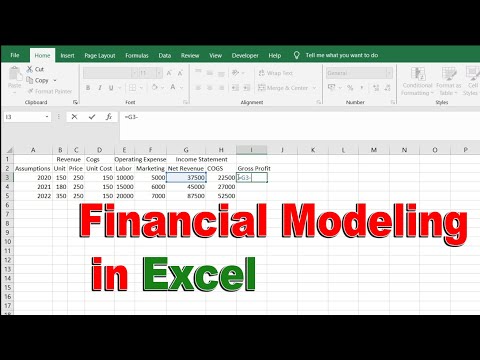 Financial Modeling in Excel | Excel Tutorial Part 19/50
