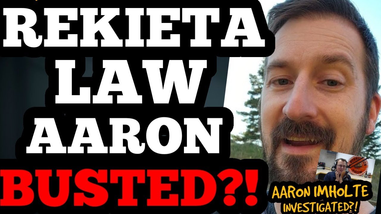 LIVE! Rekieta Law NEWS! POLICE investigate Aaron Imholte – for what now?! Mr Beast LAWYERS UP?!
