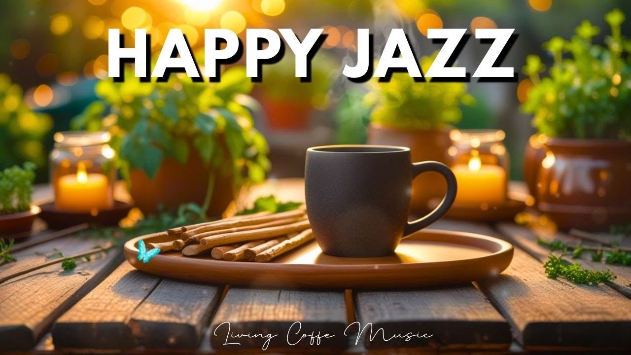 Live Coffee ☕ Relaxing Jazz Playlist & Happy Bossa Nova Piano for Begin the day, Study, Work Home