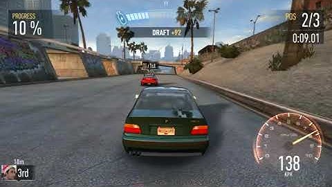 NFS No Limits BMW M3 Coupe (1999) RUSH HOUR - BLACKRIDGE CHANNEL PASS, DAY