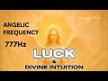 777Hz Abundance Meditation: Luck & Divine Intuition 🌟 Golden Angel Music for Miracles