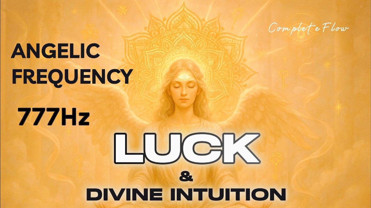 777Hz Abundance Meditation: Luck & Divine Intuition 🌟 Golden Angel Music for Miracles