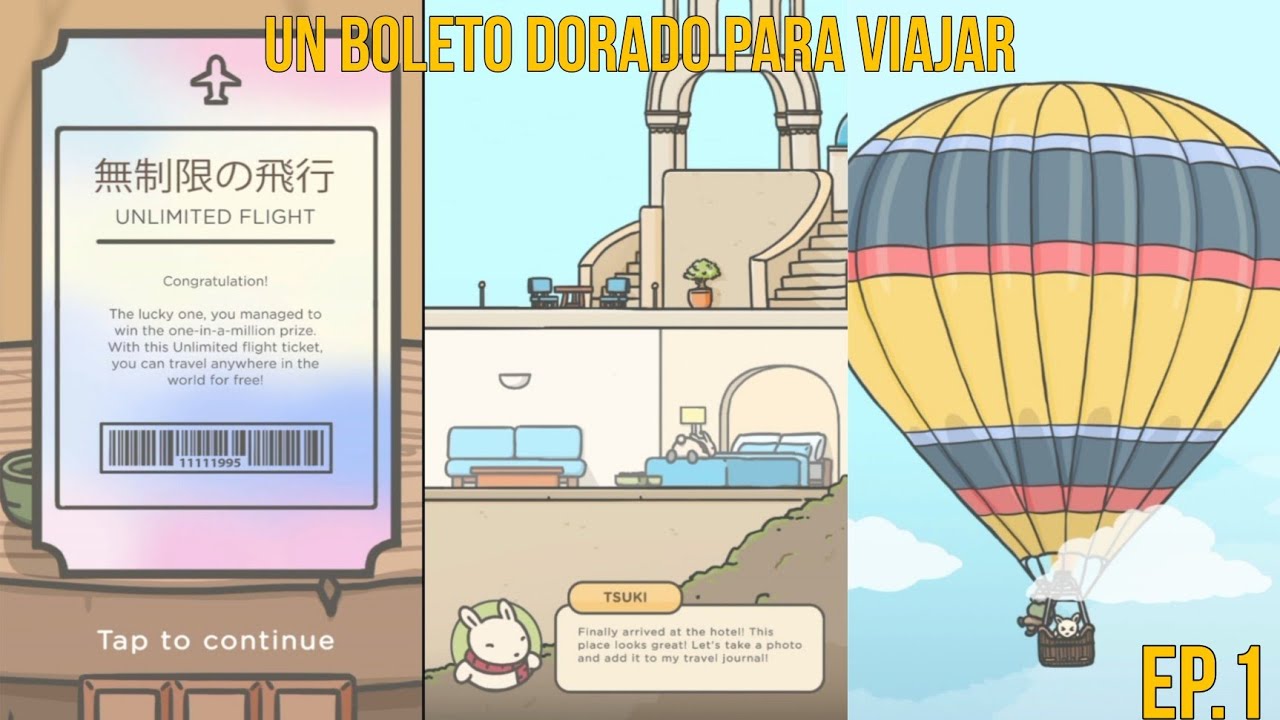 UN BOLETO DORADO PARA VIAJAR🎫🌍|EP.1 BETA|Tsuki Adventure 2| 