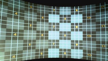 Autoblend non camera blend of a 220 degree simulation and curved screen.