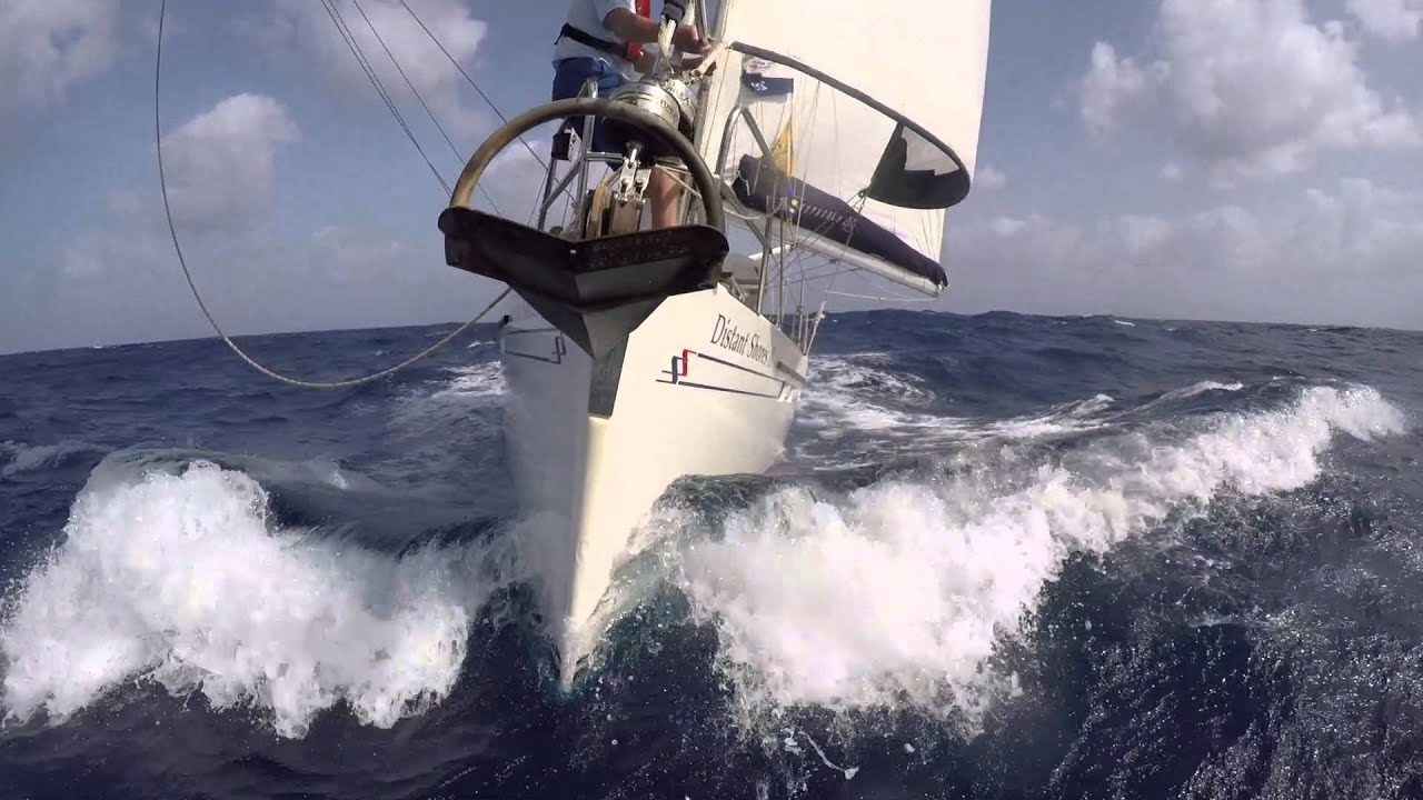 Sailing downwind with 3 sails