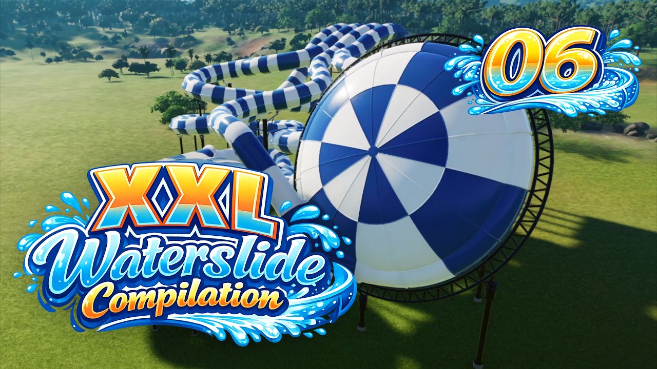 XXL Waterslide Compilation #06 | Planet Coaster 2 [POV]