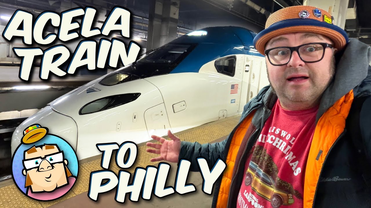 Acela Train from New York to Philadelphia - Fastest Train in the United States