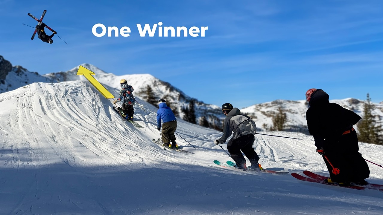 5 Pro Skiers Vs 9 XL Side Hits