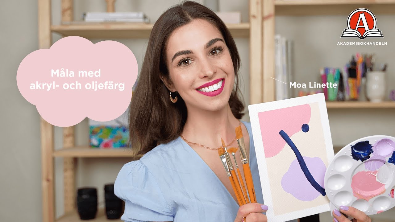 SKAPA - Måla med akryl- och oljefärg | Akademibokhandeln