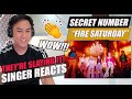[MV] SECRET NUMBER(시크릿넘버) _ Fire Saturday(불토) | SINGER REACTION