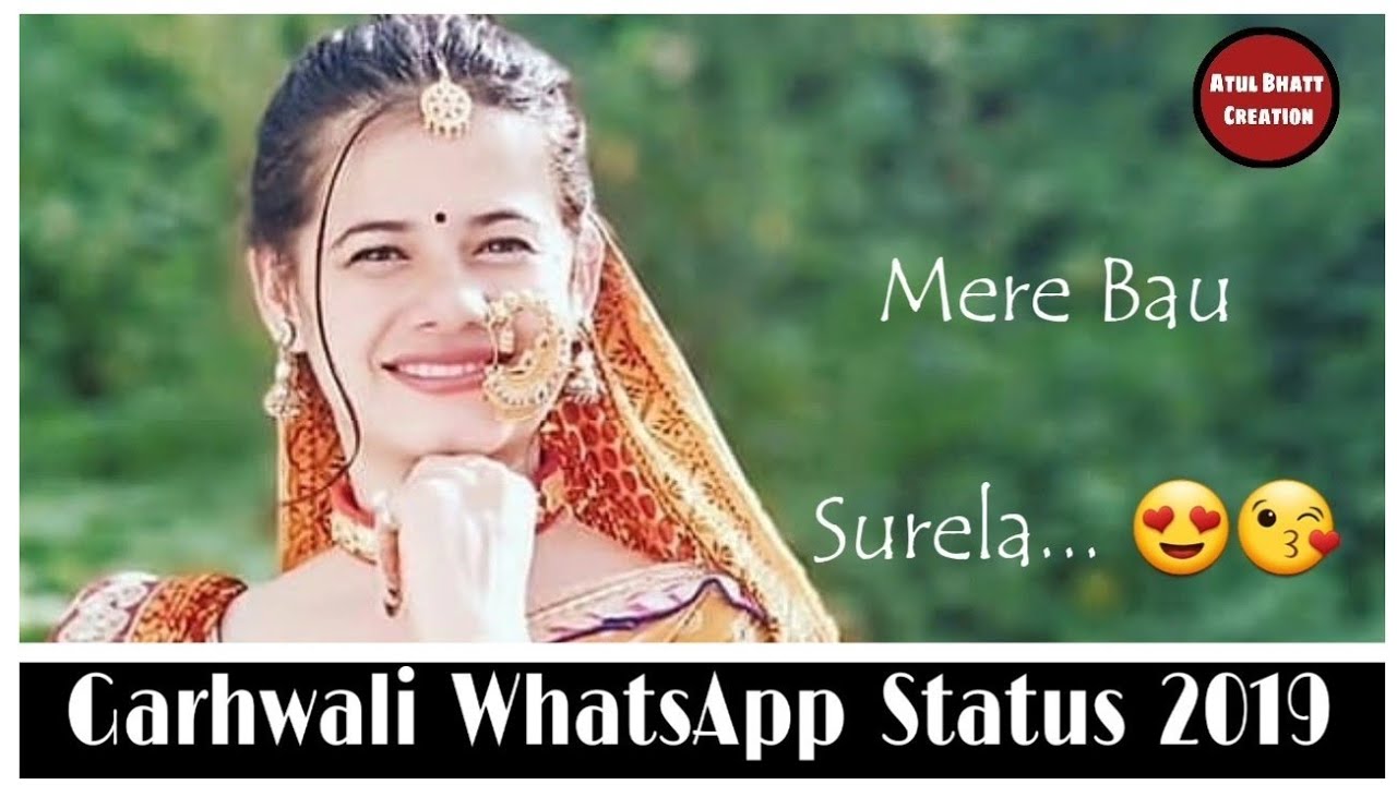 New Gadwali Whatsapp Status  Love Song  Latest Garhwali Song   Mere Bau Surela 