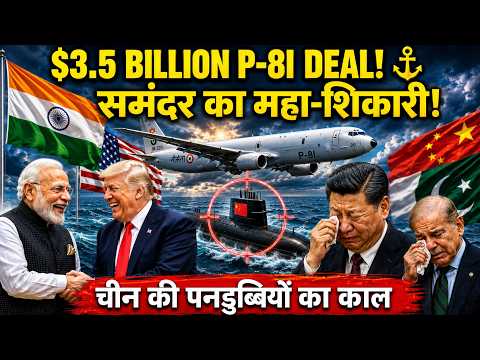 चीन-पाक की नौसेना पर महा-संकट! 🌊 भारत की $3.5 Billion की P-8I डील, समंदर में बढ़ेगा दबदबा!