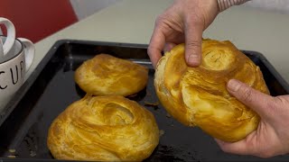 📌 Kahvaltı Soframdan Hiç Eksik Olmayan fırında katmer / kete