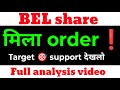 BEL share latest news | bharat electronics share latest news | BEL Won a Big order