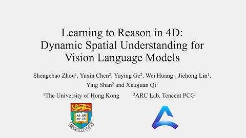 Learning to Reason in 4D: Dynamic Spatial Understanding for Vision Language Models
