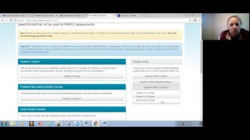 High School PARCC Math Assessment Technology Navigation