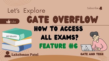 How To Access All Exams? | GATE Overflow Feature #6