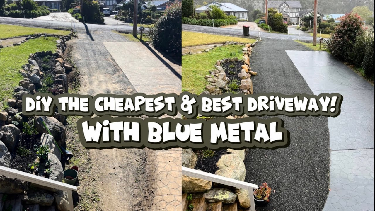 Blue Metal Gravel Driveway Makeover (Step-by-Step DIY Guide)