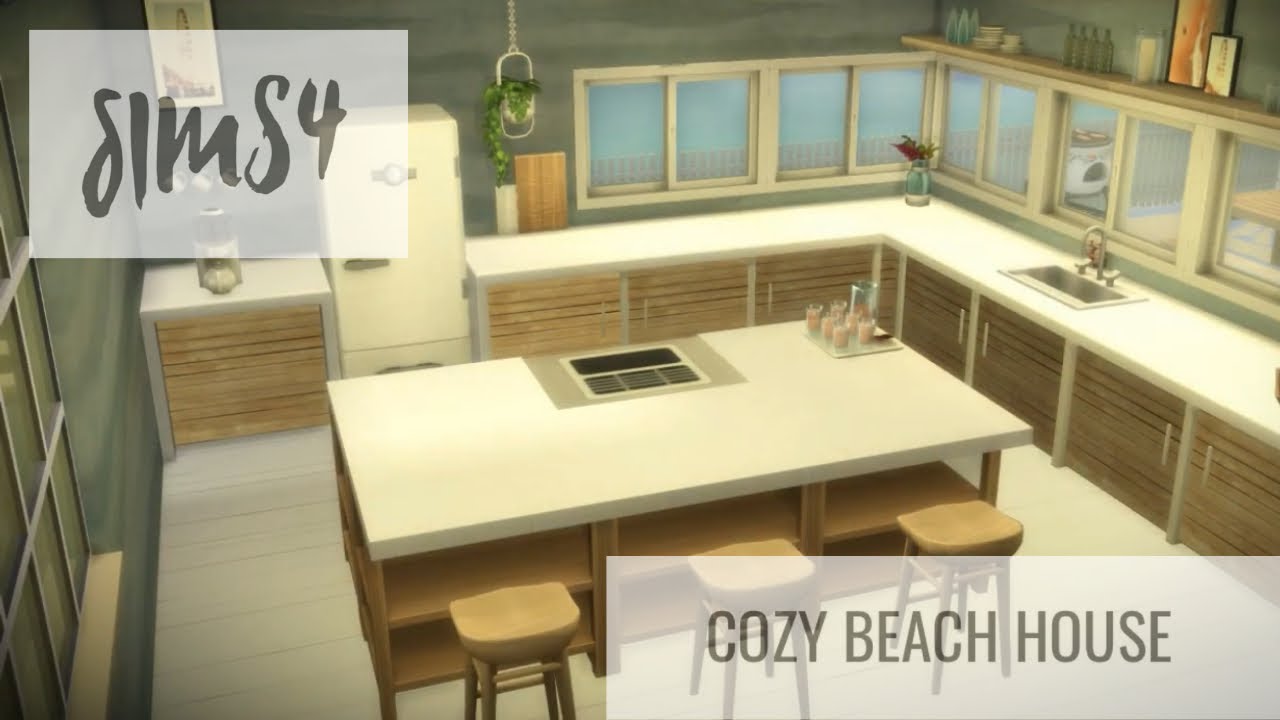 Sims 4 | Cozy Beach House | Tour | NOCC