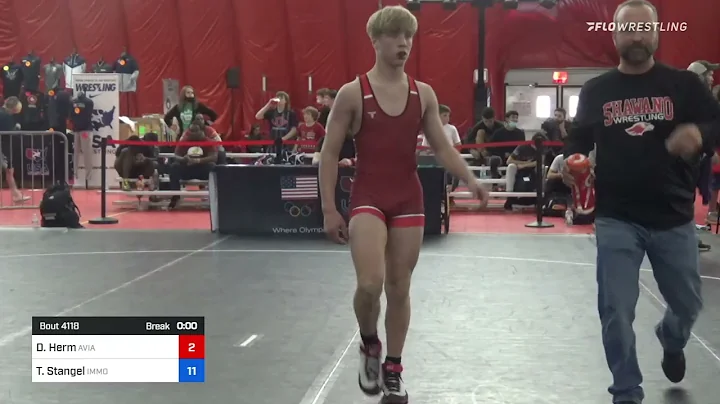 57 Kg Consi Of 16 #1 - Drake Herm, Aviators Wrestl...