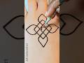 Easy and festival special mehndi design❤ | Arabic mehndi design 2026🔥 #shorts #mehndi
