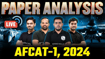 AFCAT-1, 2024 Paper Analysis | AFCAT-1, 2024 Answer Key | AFCAT Analysis 2024 | AFCAT Shift 1 & 2