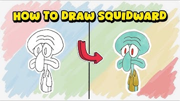 How to Draw Squidward Tentacles from SpongeBob SquarePants Easily