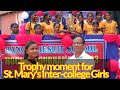 Trophy Moment For St. Mary's Inter-college girls || Hockey St. Mary's Samtoli