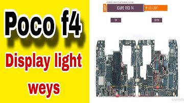 Poco f4 display light problem solution \\ display light all track