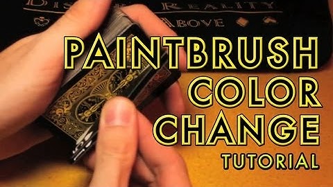 Paintbrush Change Tutorial -- Color Change