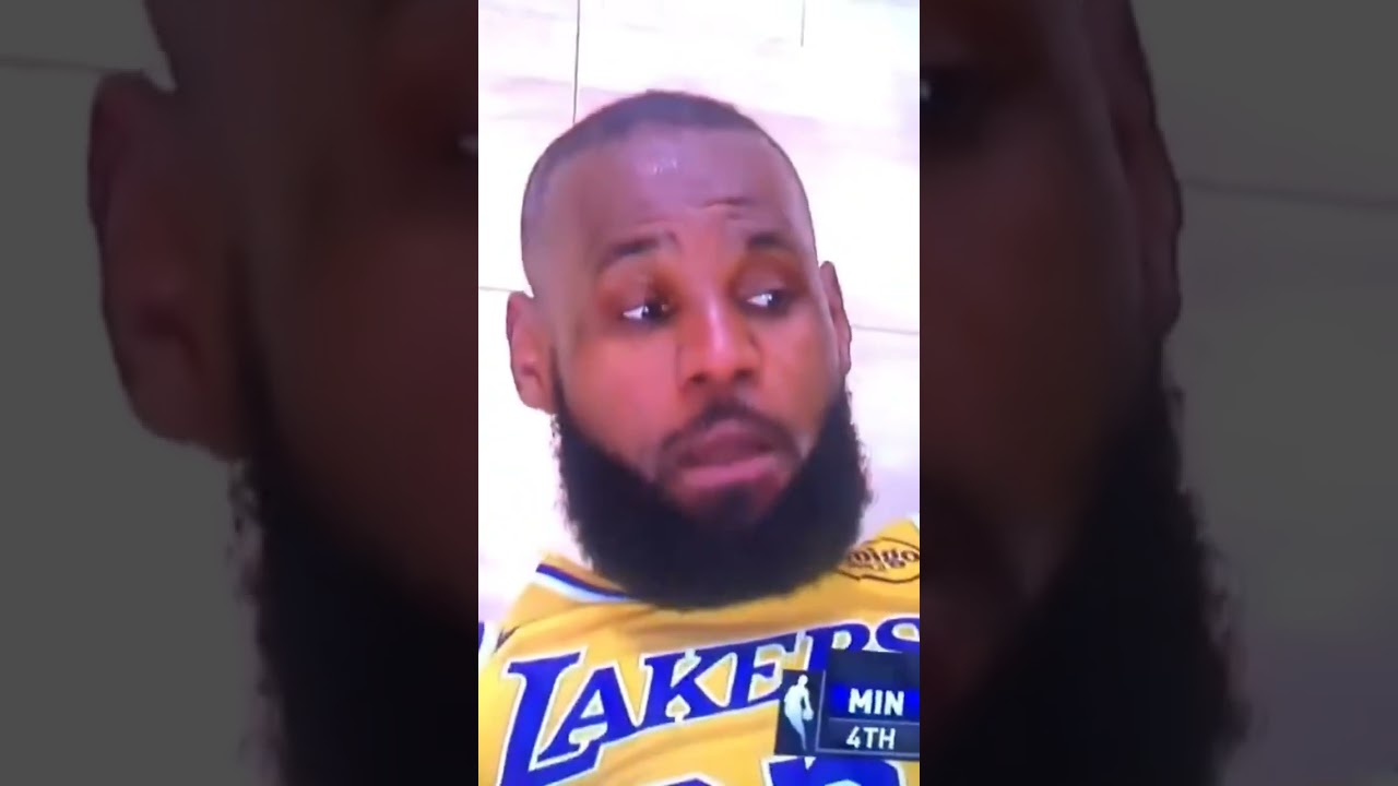 LEBRON CAUGHT FAKING INJURY WOW!!! 🏀 