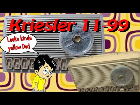 Kriesler "Newscaster" Radio Model 11-99 from 1965 - 1975