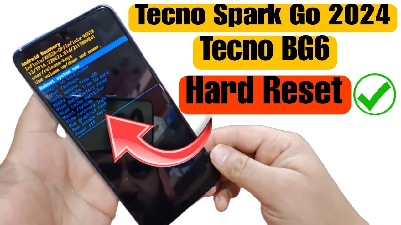 Hard Reset Tecno Spark Go 2024 | Tecno BG6 Spark Go 2024 Hard
