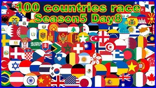 [Season5 Day8] 100 countries 39 stages marble point race | Marble Factory 2nd