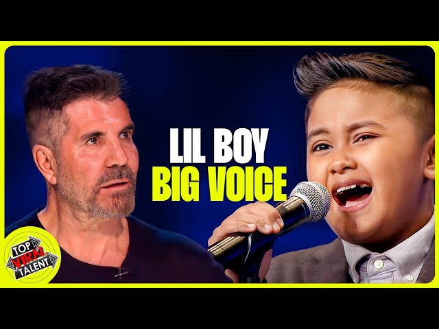 LITTLE BOY Singers With BIG VOICES! 🤩 class=