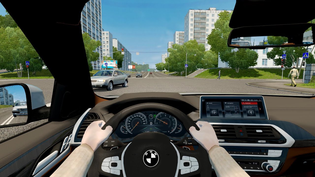 City Car Driving BMW X3 G01 XLINE - YouTube
