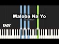 Faveur Mukoko - Maloba Na Yo | EASY PIANO TUTORIAL BY Extreme Midi