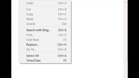 Learn Notepad in Hindi Edit Menu