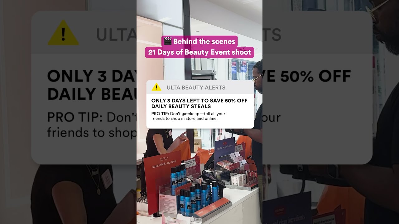 We Re Busy Last Minute Shopping 50 Off At The 21 Days Of Beauty Event Don T Txt UltaBeauty